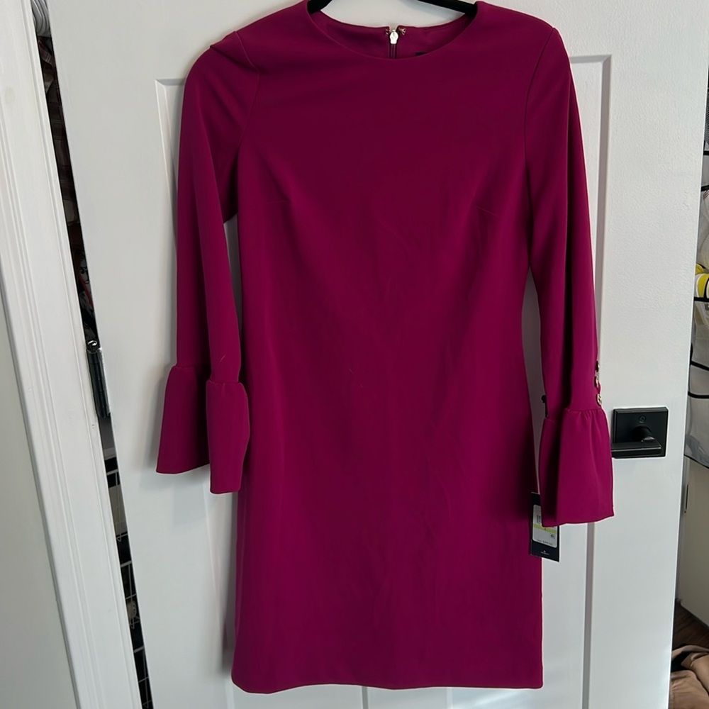 Magenta Tommy Hilfiger dress.